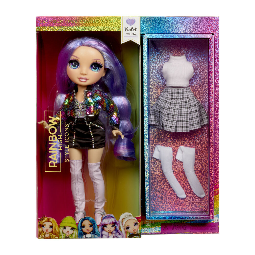 Muñeca Violet Style Icons Fashion Dolls Rainbow High - Frikibase.com