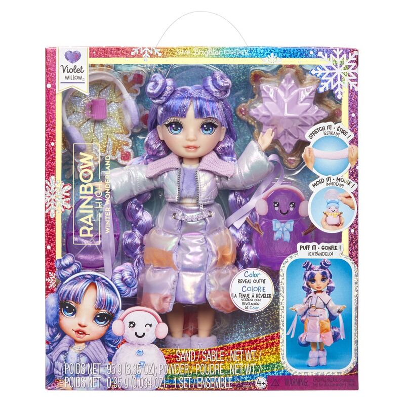 Muñeca Violet Willow Invierno morada Rainbow High - Frikibase.com