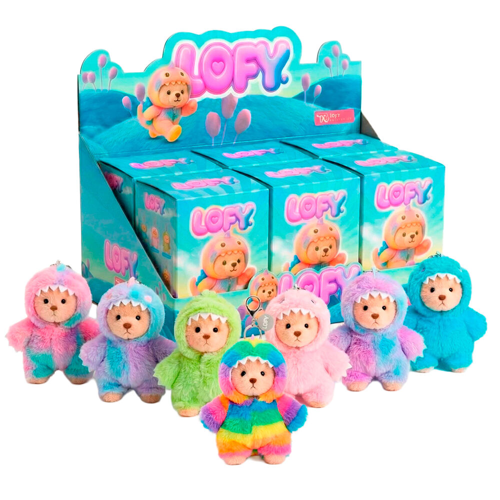 Muñeco llavero peluche sorpresa Blind Box Oso Lofy 17cm surtido - Frikibase.com