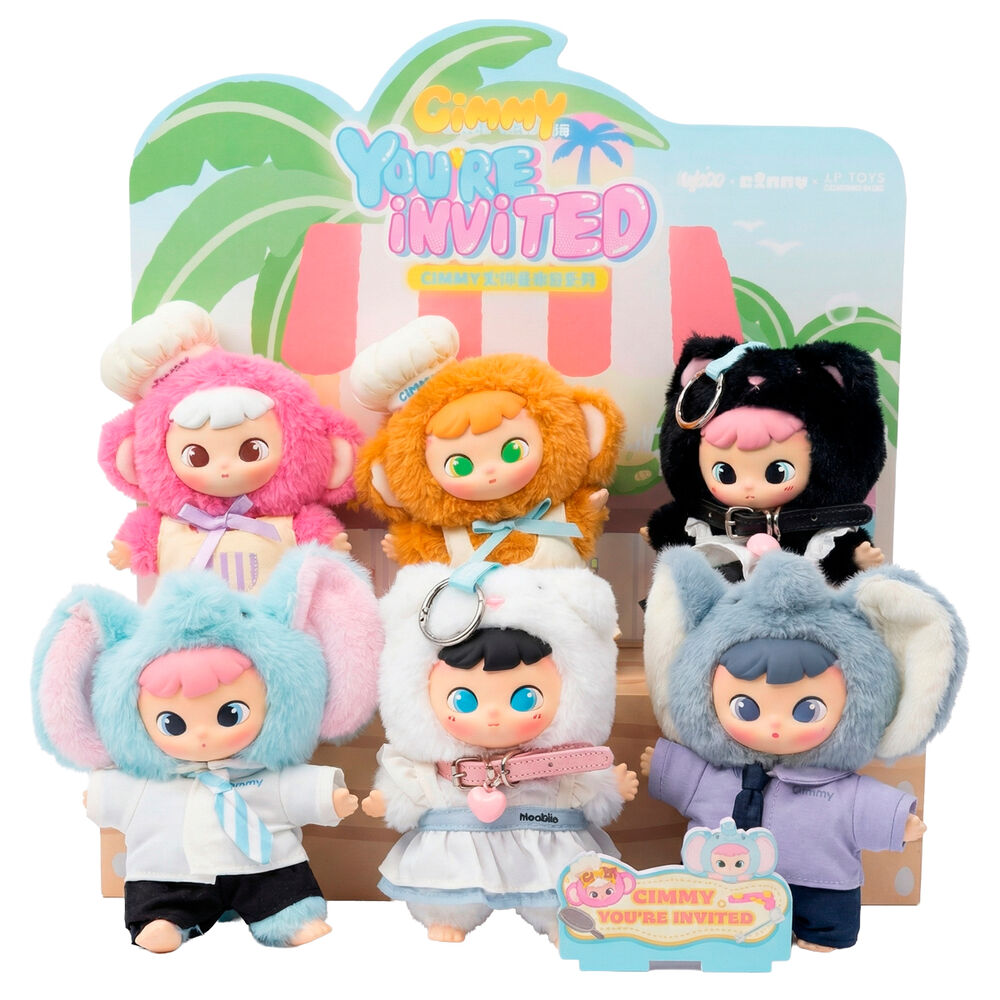 Muñeco llavero sorpresa Blind Box Cimmy You'Re Invited Series 17cm surtido - Frikibase.com