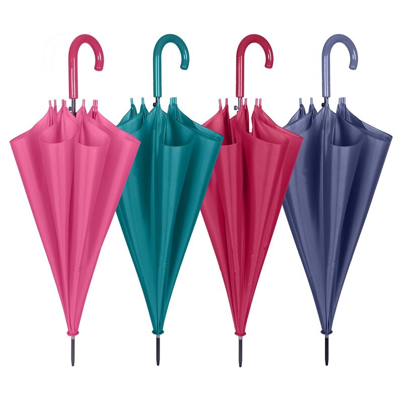 Paraguas automatico color liso 61cm surtido - Frikibase.com