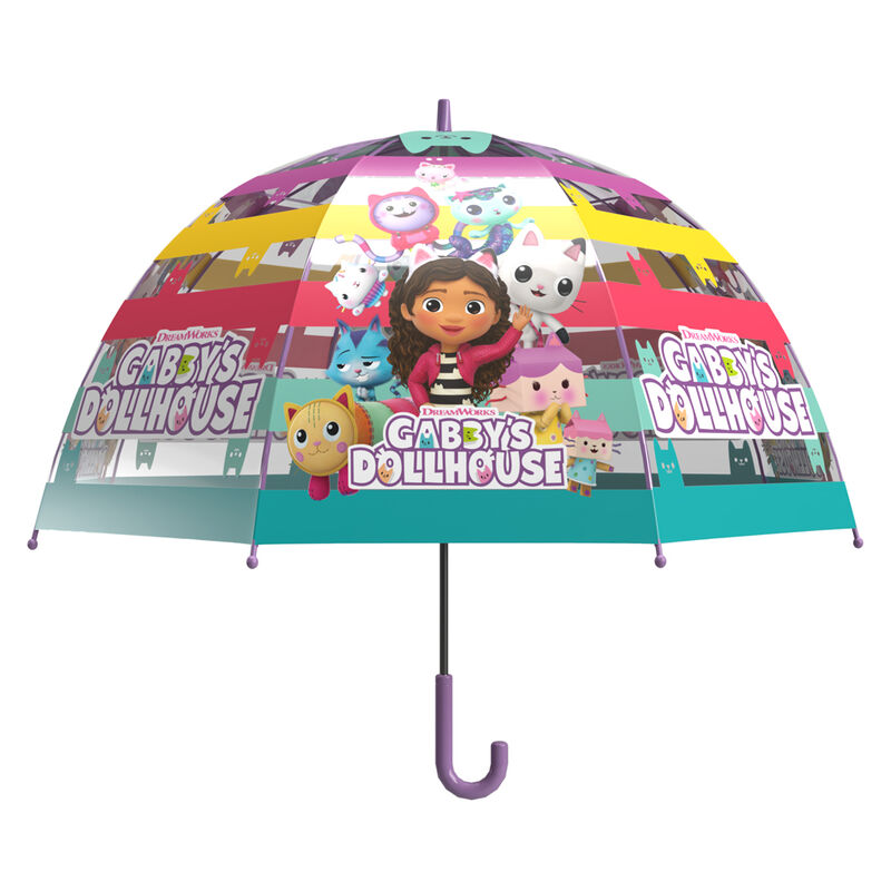 Paraguas manual burbuja La Casa de Muñecas de Gabby 48cm - Frikibase.com