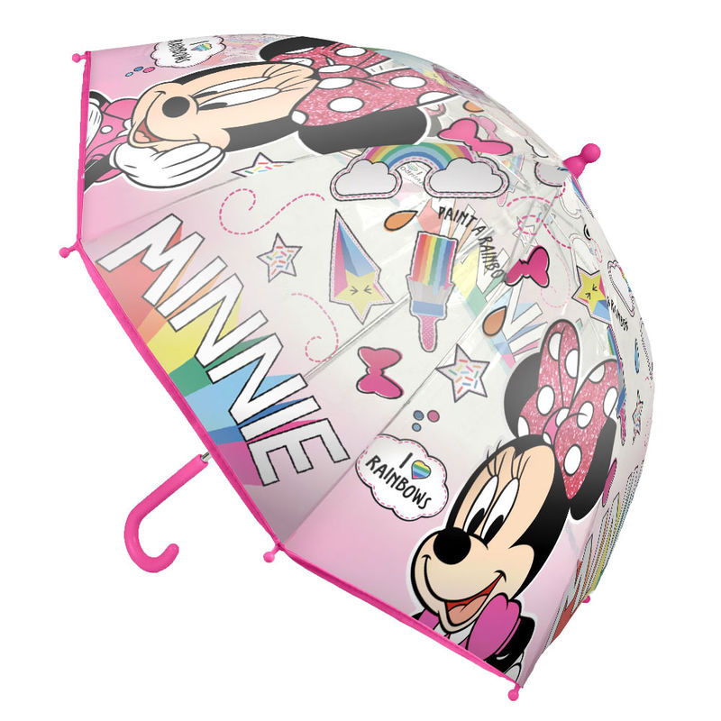 Paraguas manual burbuja Minnie Disney POE 45cm - Frikibase.com