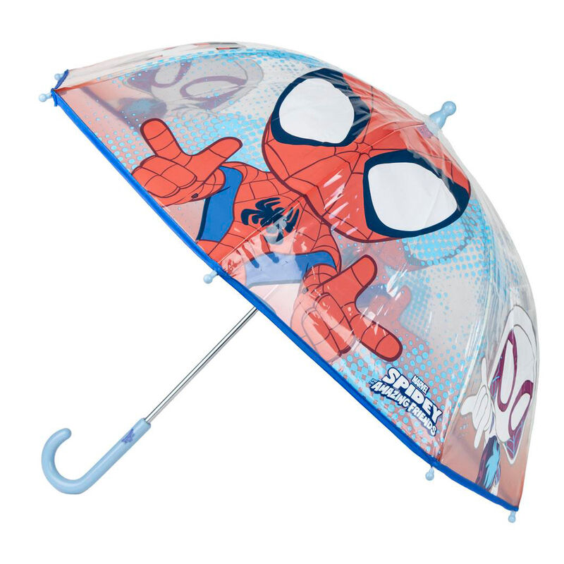Paraguas manual burbuja Spidey Marvel - Frikibase.com