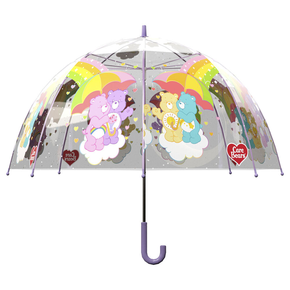 Paraguas manual burbuja transparente Osos Amorosos 57 cm - Frikibase.com