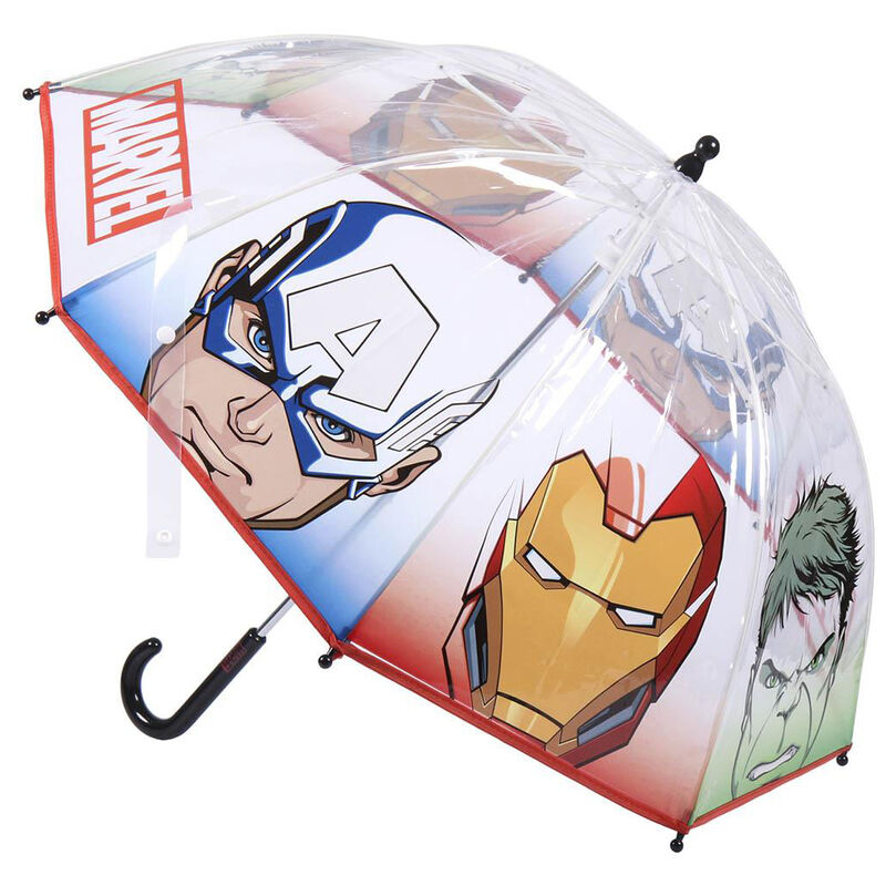 Paraguas manual burbuja Vengadores Avengers Marvel 45cm - Frikibase.com
