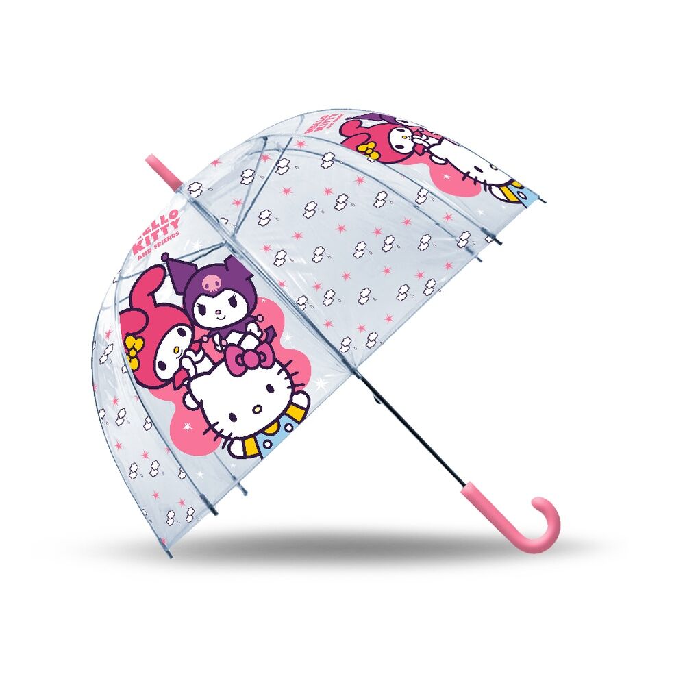 Paraguas manual Hello Kitty and Friends 46cm - Frikibase.com