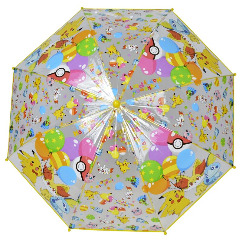 Paraguas manual transparente Pokemon 48cm - Frikibase.com