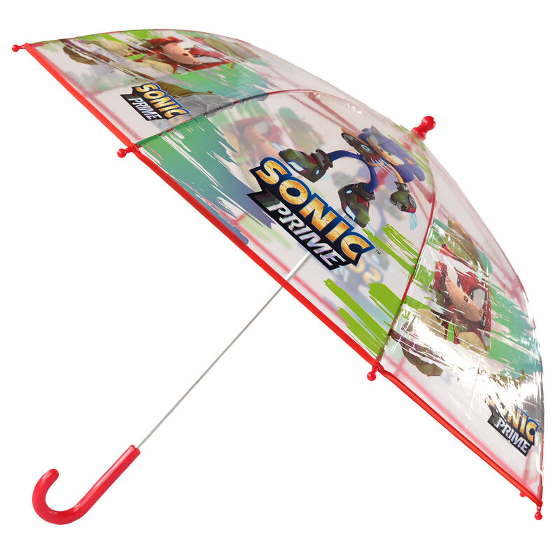 Paraguas manual transparente Sonic the Hedgehog 48cm - Frikibase.com