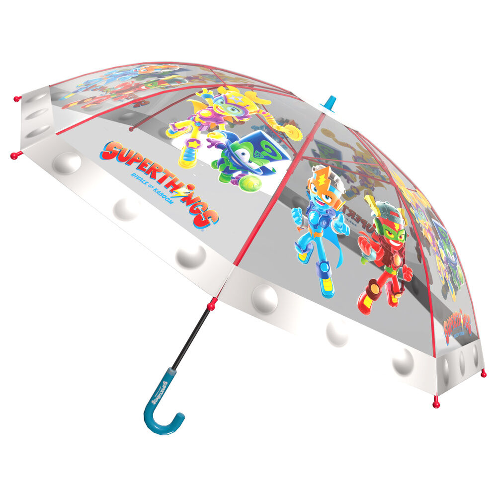 Paraguas manual transparente Superthings 48cm - Frikibase.com