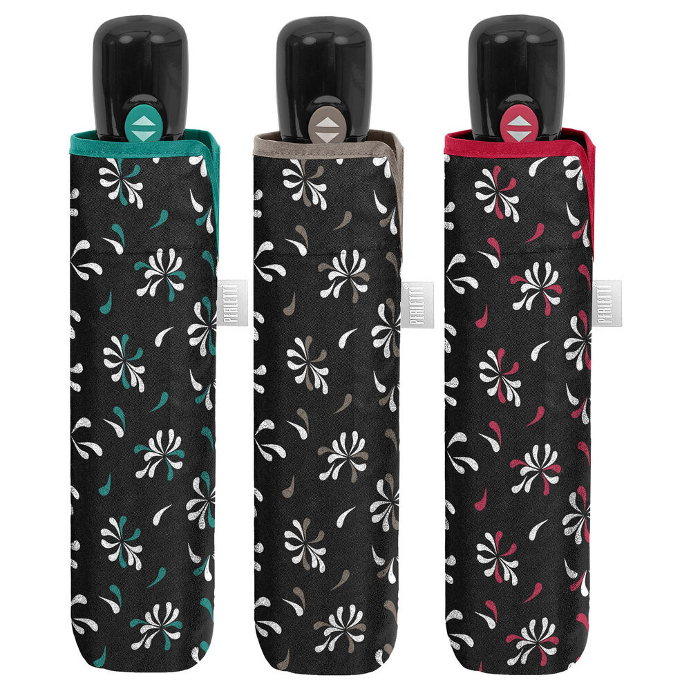 Paraguas plegable automatico negro estampado 54cm surtido - Frikibase.com