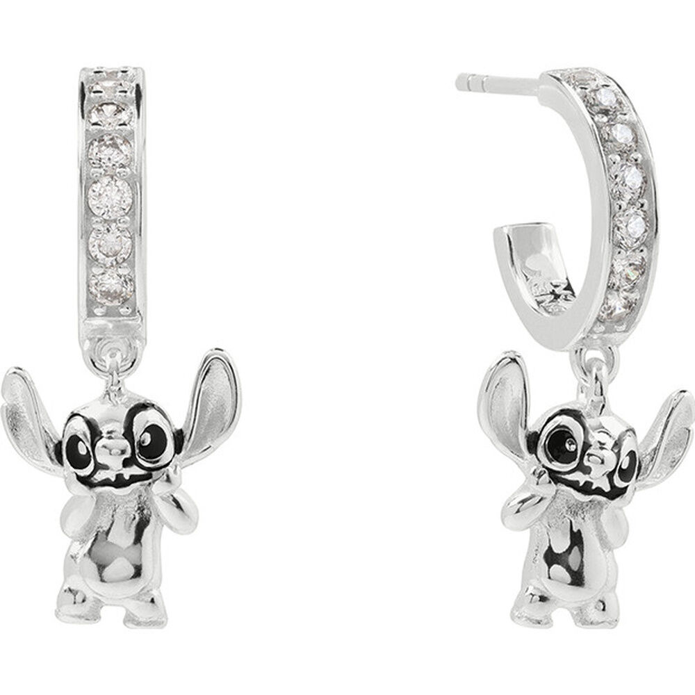Pendientes Charm Stitch Disney plata - Frikibase.com