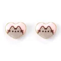 Pendientes Corazon Pusheen - Frikibase.com