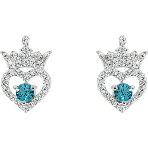 Pendientes Marzo Princesas Disney plata - Frikibase.com