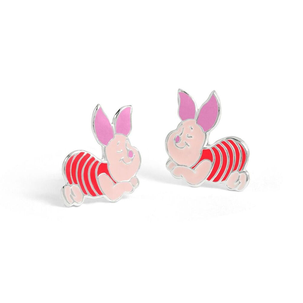 Pendientes Piglet Winnie the Pooh Disney plata - Frikibase.com