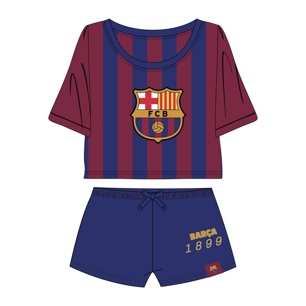 Pijama F.C. Barcelona adulto - Frikibase.com