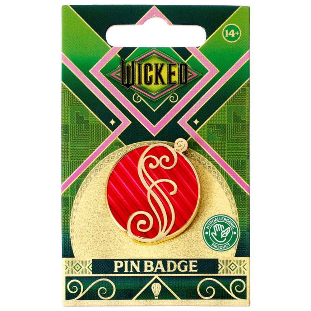 Pin Logo Glinda Pink Shiz Wicked - Frikibase.com