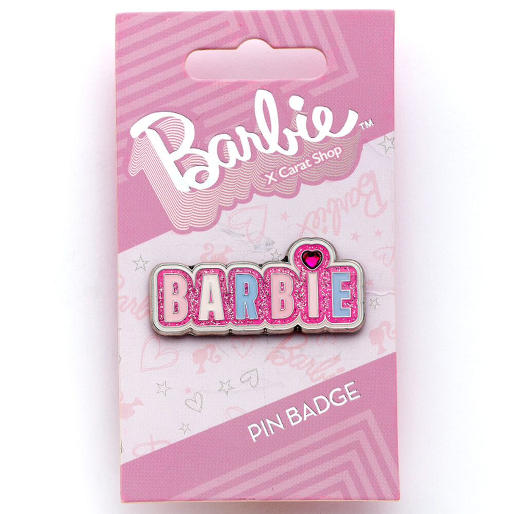 Pin Sparkly Logo Barbie - Frikibase.com