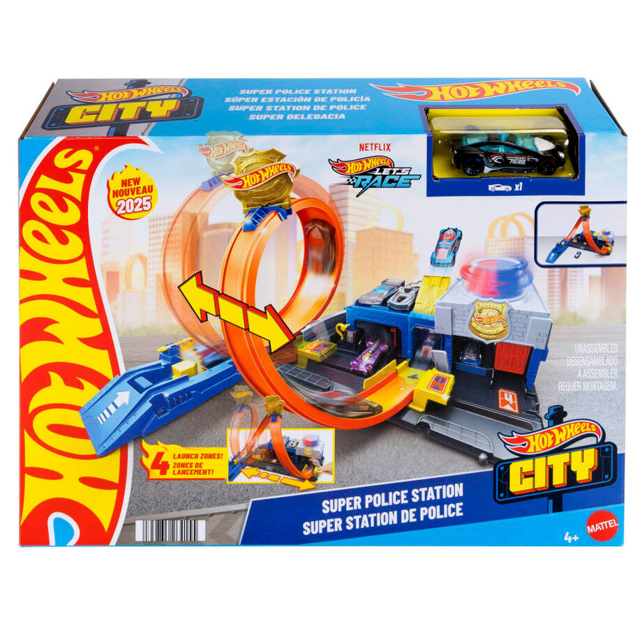 Pista Super Estacion de Policia City Hot Wheels - Frikibase.com