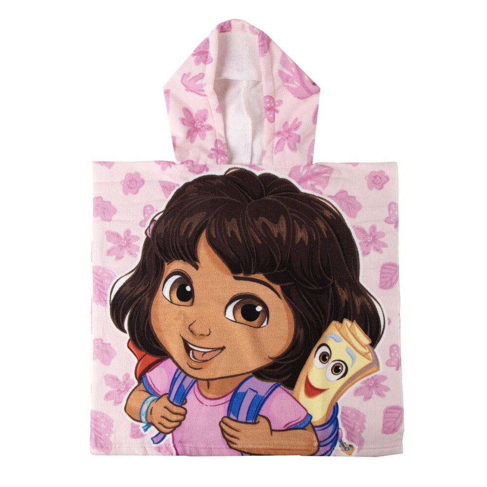 Poncho toalla Dora la Exploradora microfibra - Frikibase.com