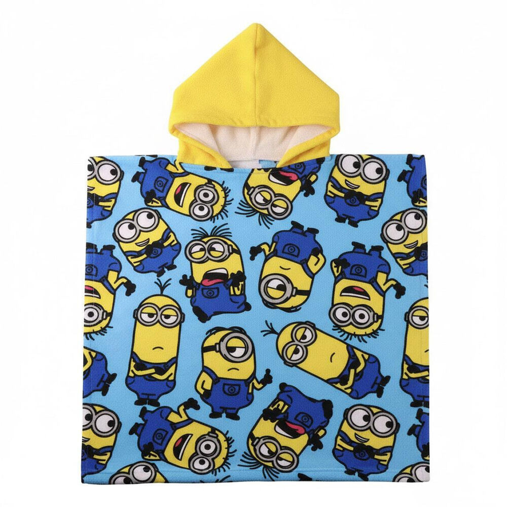Poncho toalla Minions microfibra - Frikibase.com