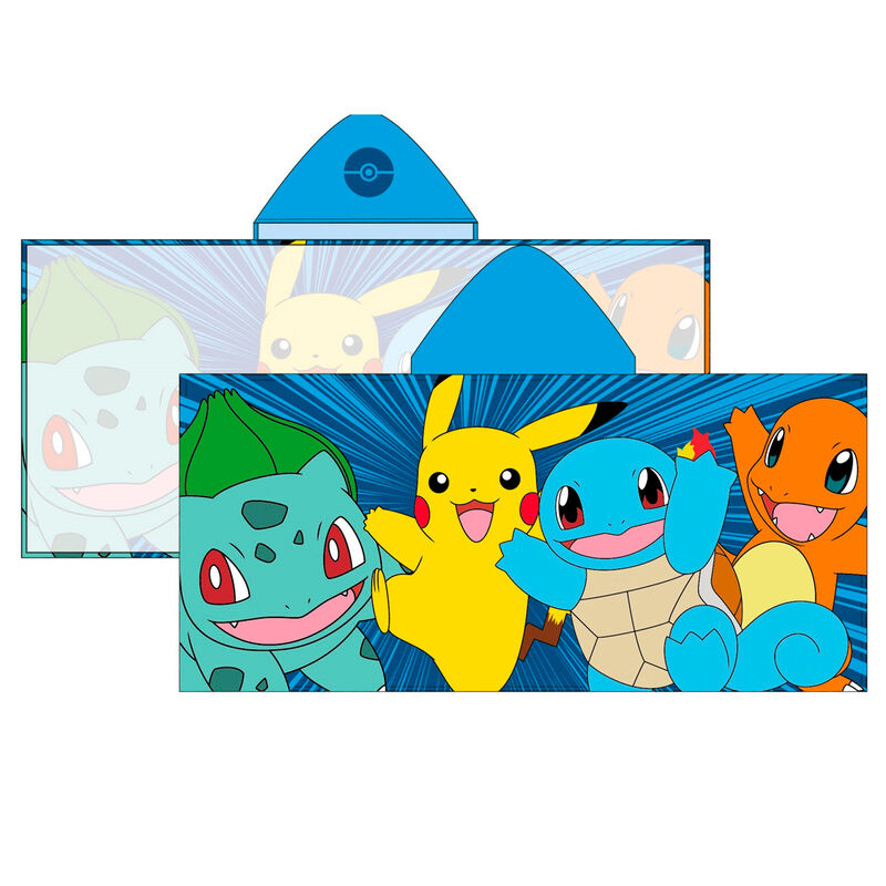 Poncho toalla Pokemon microfibra - Frikibase.com