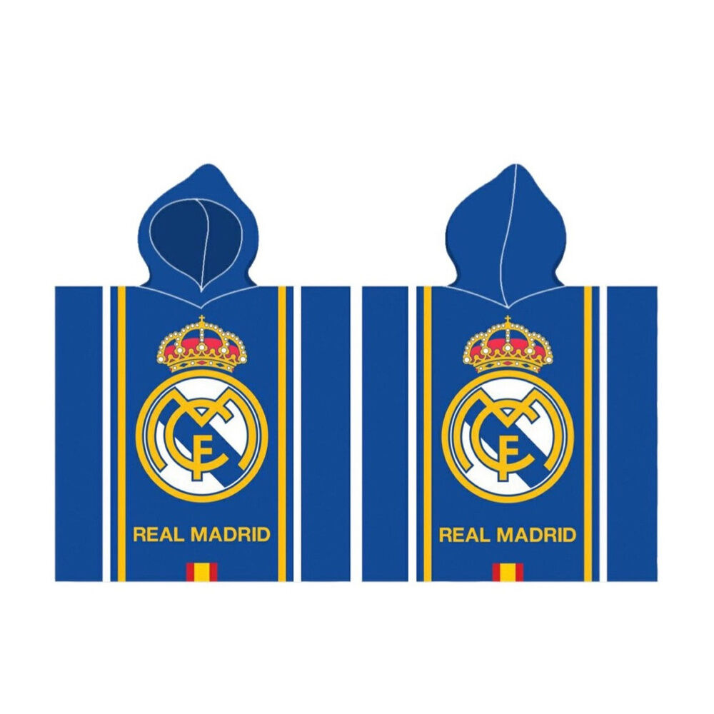 Poncho toalla Real Madrid algodon - Frikibase.com