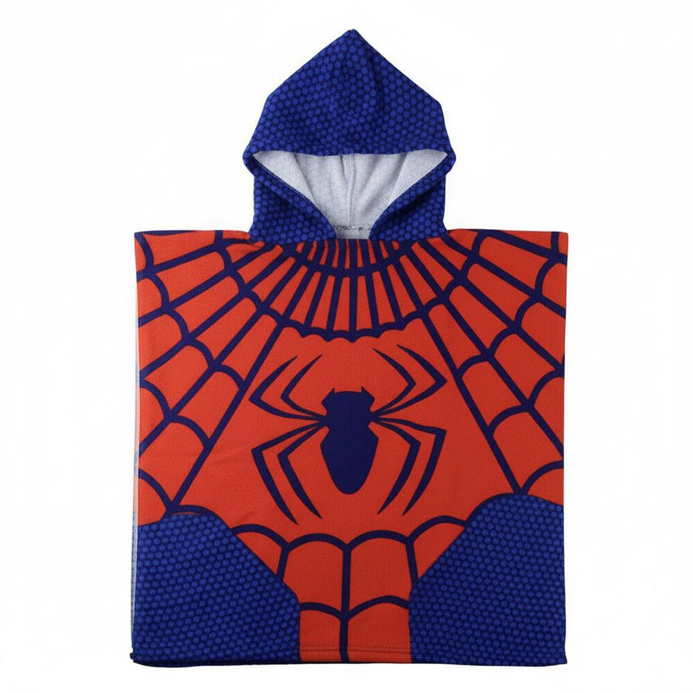 Poncho toalla Spiderman Marvel microfibra - Frikibase.com
