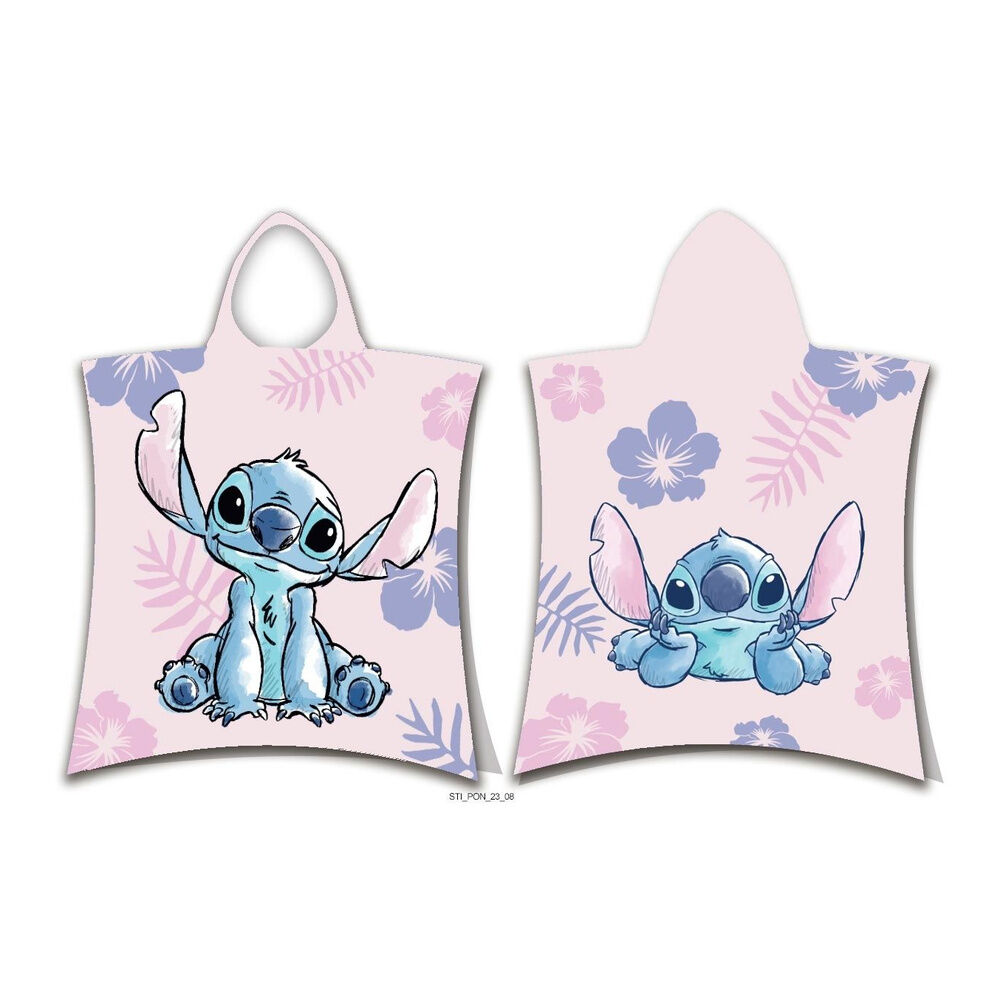 Poncho toalla Stitch Disney algodon - Frikibase.com