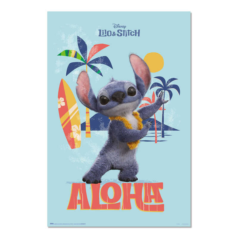 Poster Aloha Live Action Stitch Disney - Frikibase.com