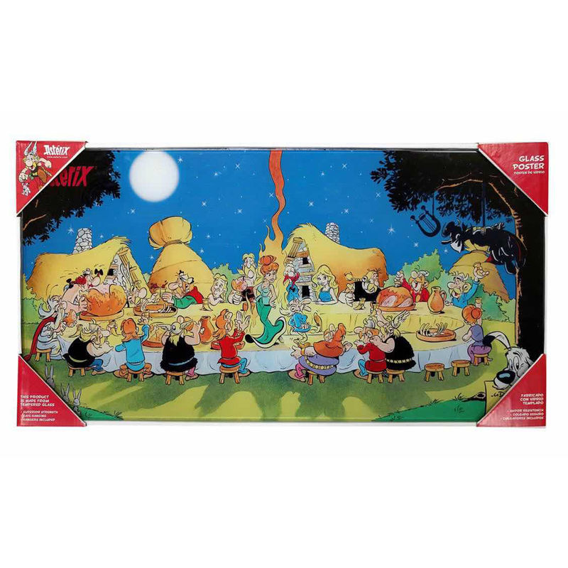 Poster cristal Asterix banquete - Frikibase.com