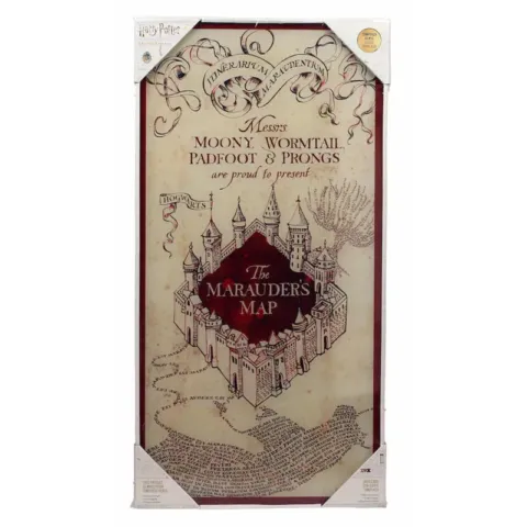Poster cristal Mapa Merodeador Harry Potter - Frikibase.com