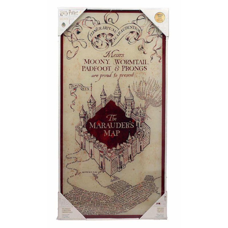 Poster cristal Mapa Merodeador Harry Potter - Frikibase.com