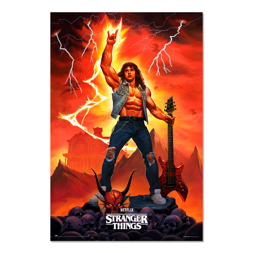 Poster Eddie Munson Stranger Things - Frikibase.com
