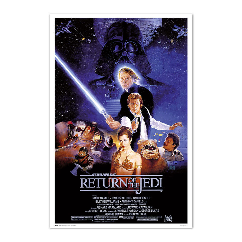 Poster El Retorno del Jedi Star Wars - Frikibase.com