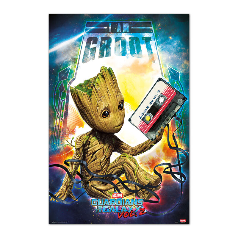 Poster Groot Guardianes de la Galaxia 2 Marvel - Frikibase.com