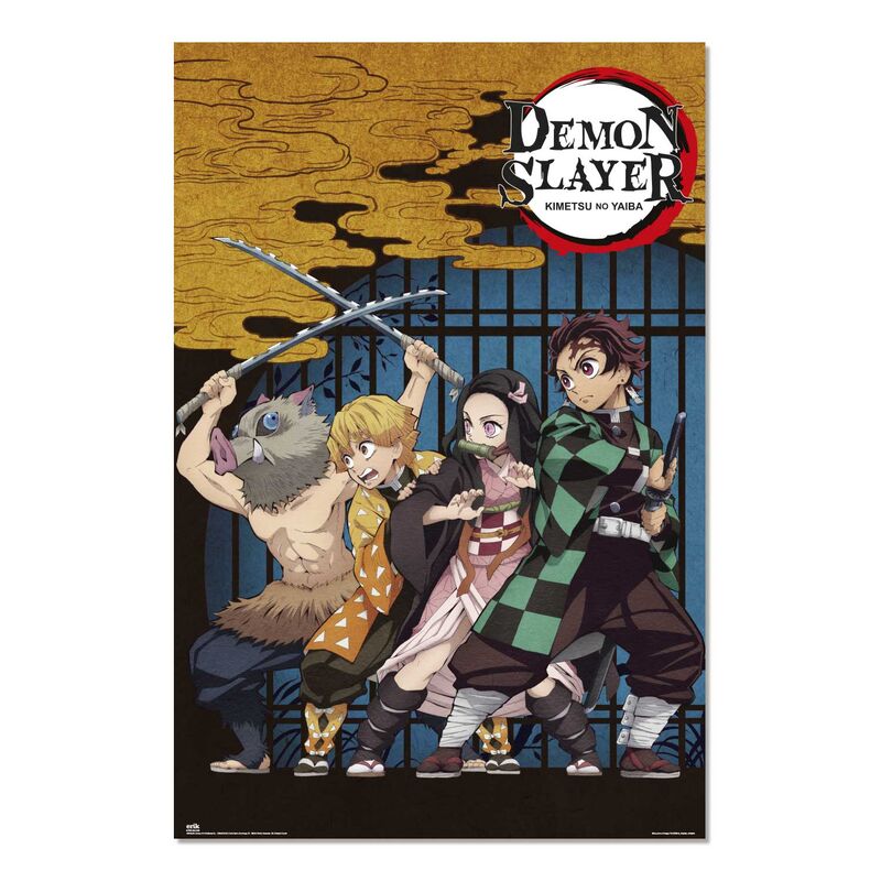 Poster La Casa de Los Tambores Demon Slayer Kimetsu no Yaiba - Frikibase.com