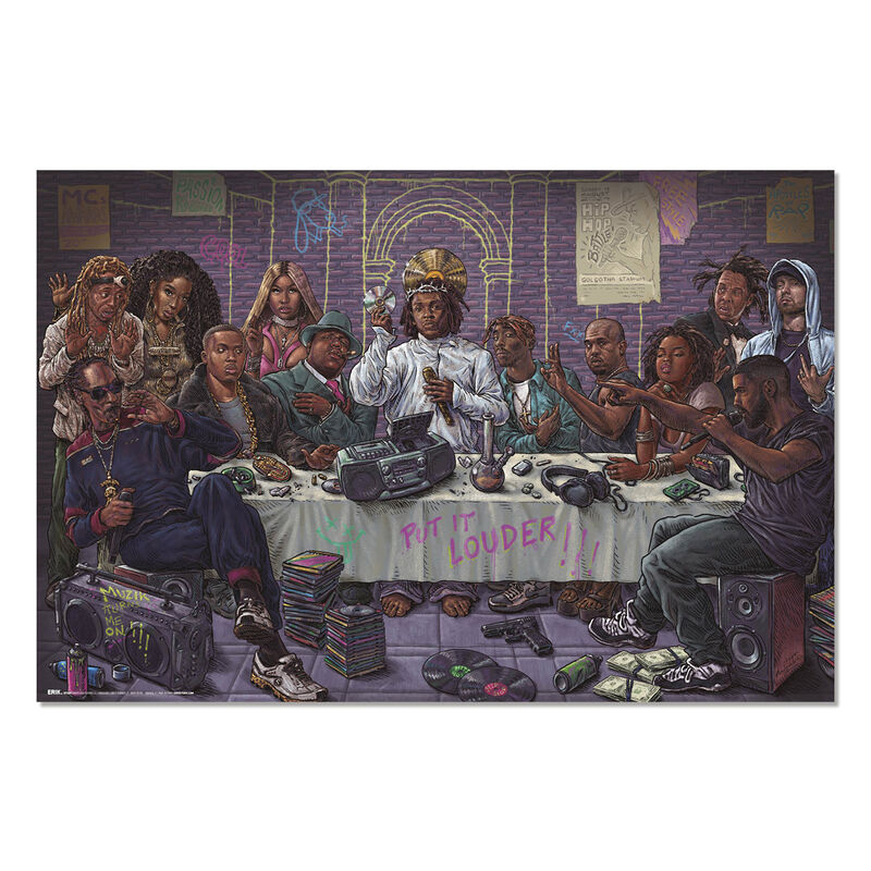 Poster La Ultima Cena Hip Hop - Frikibase.com