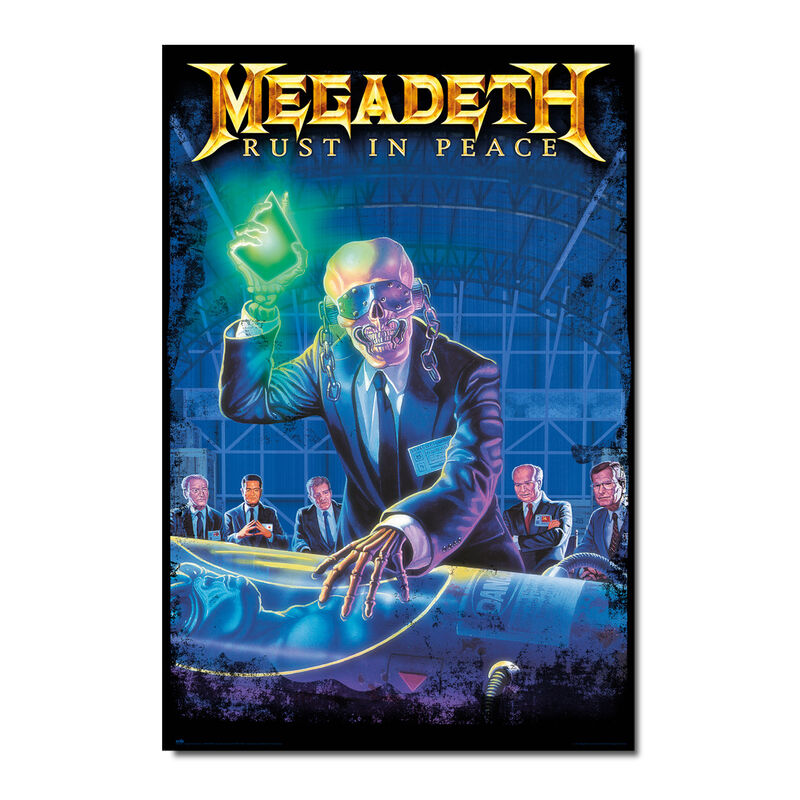 Poster Megadeth Rust in Peace - Frikibase.com