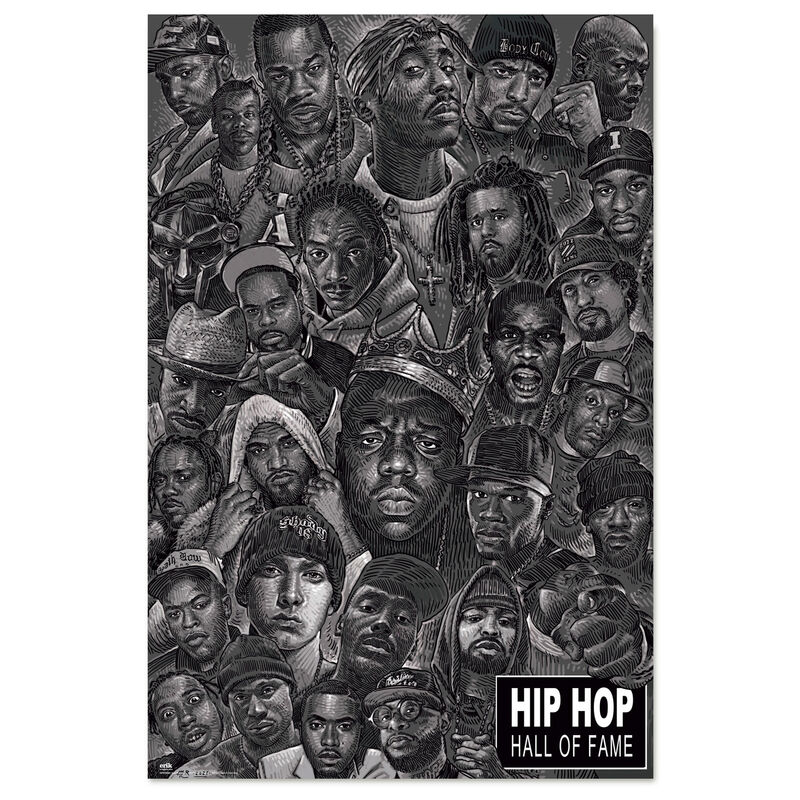 Poster Todas las Estrellas Hip Hop - Frikibase.com