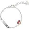 Pulsera placa Minnie Disney plata - Frikibase.com