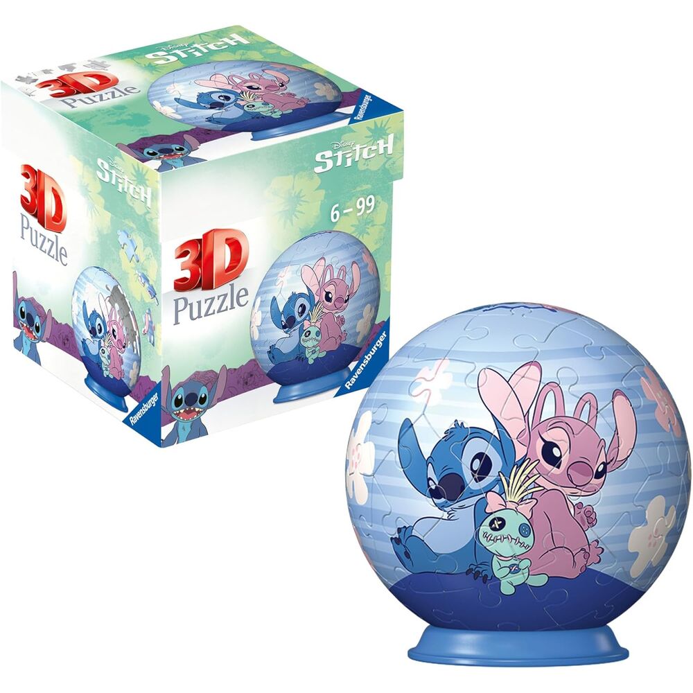Puzzle 3D Angel & Stitch Disney 54pzs - Frikibase.com