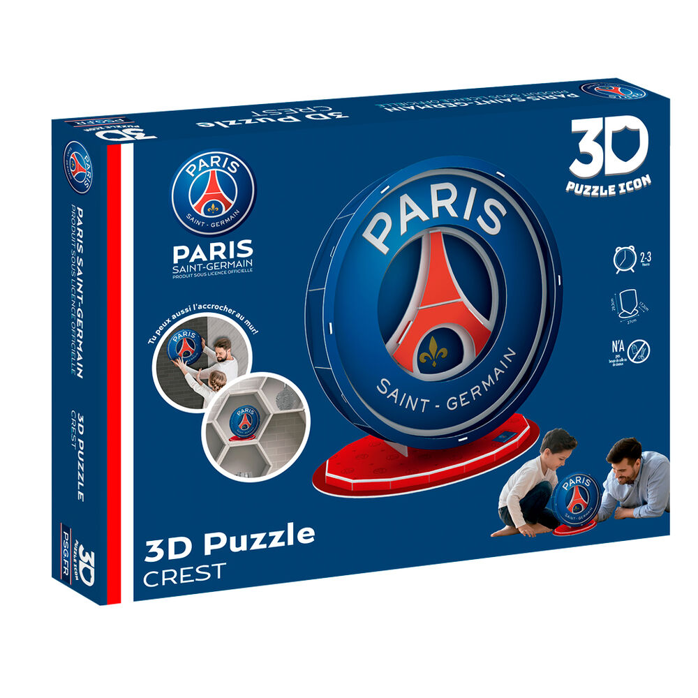 Puzzle 3D Escudo Paris Saint-Germain - Frikibase.com