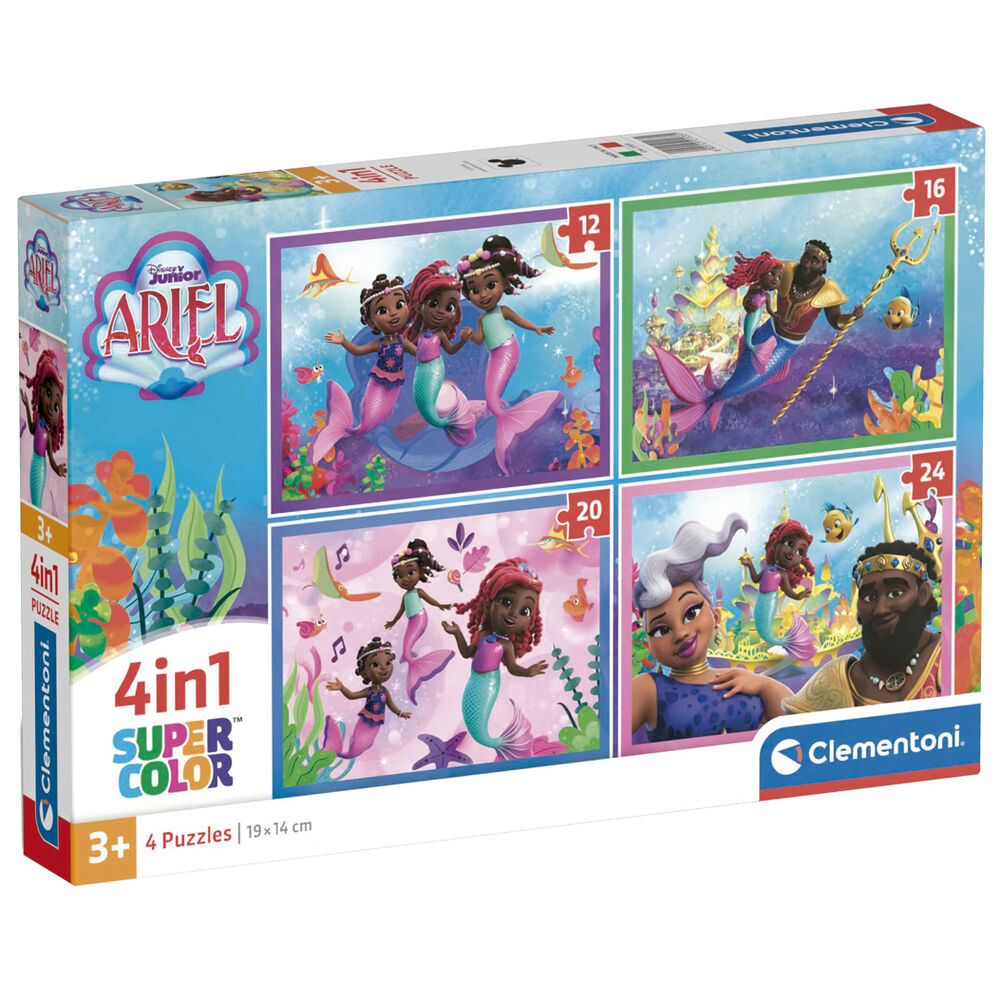 Puzzle Ariel Disney 12+16+20+24pzs - Frikibase.com