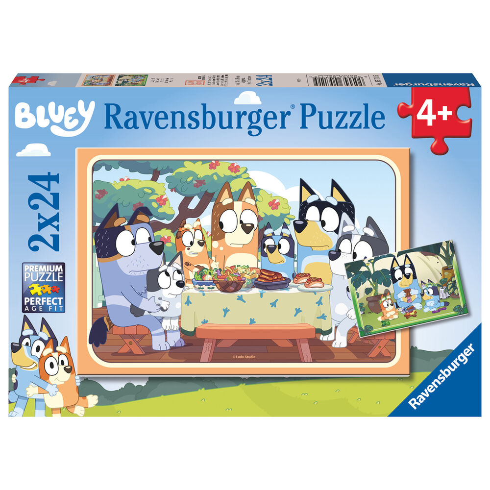 Puzzle Bluey 2x24pzs - Frikibase.com