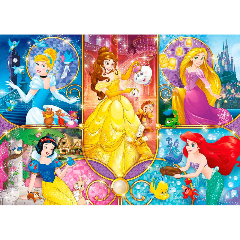 Puzzle Brilliant Princesas Disney 104pzs - Frikibase.com