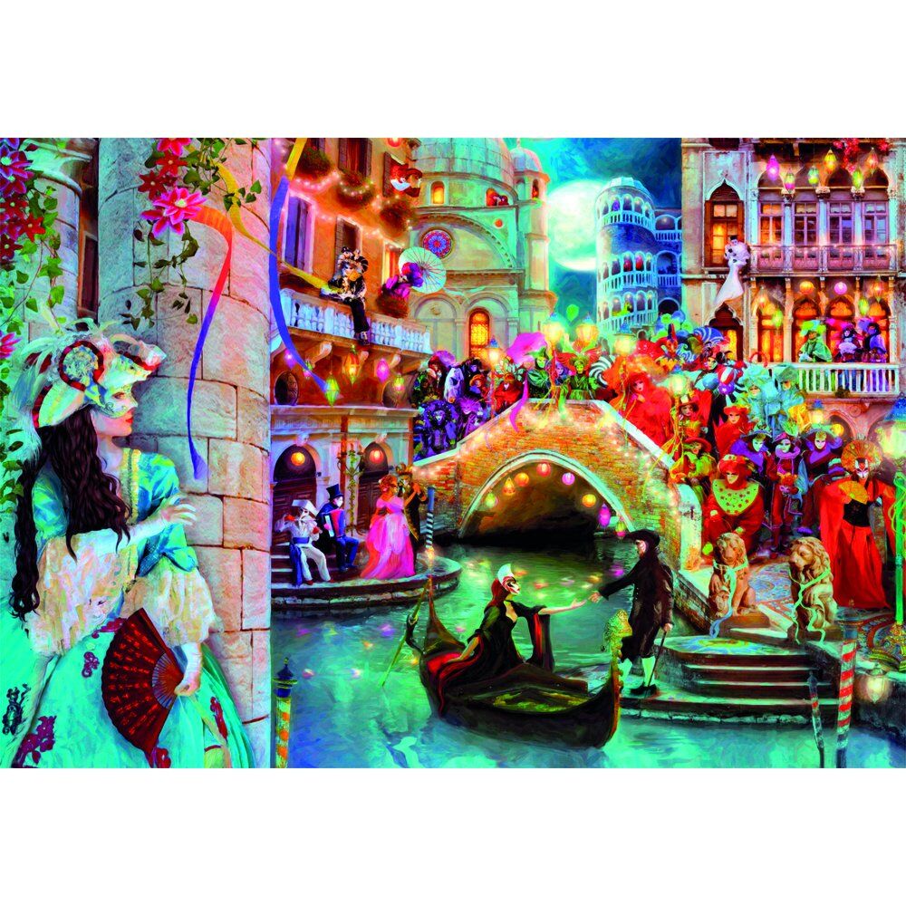Puzzle Carnival Moon High Quality 1000pzs - Frikibase.com