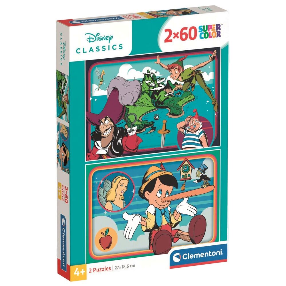 Puzzle Classic Disney 2x60pzs - Frikibase.com