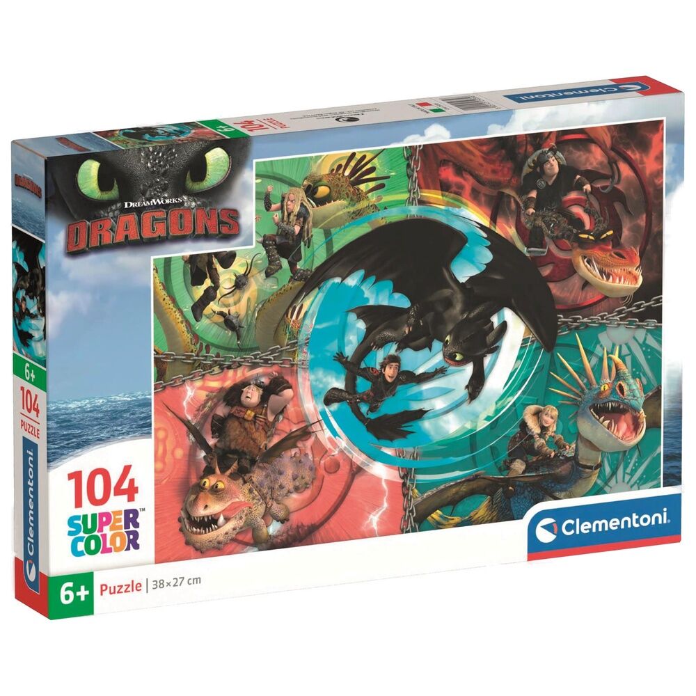 Puzzle Como Entrenar a tu Dragon 104pzs - Frikibase.com