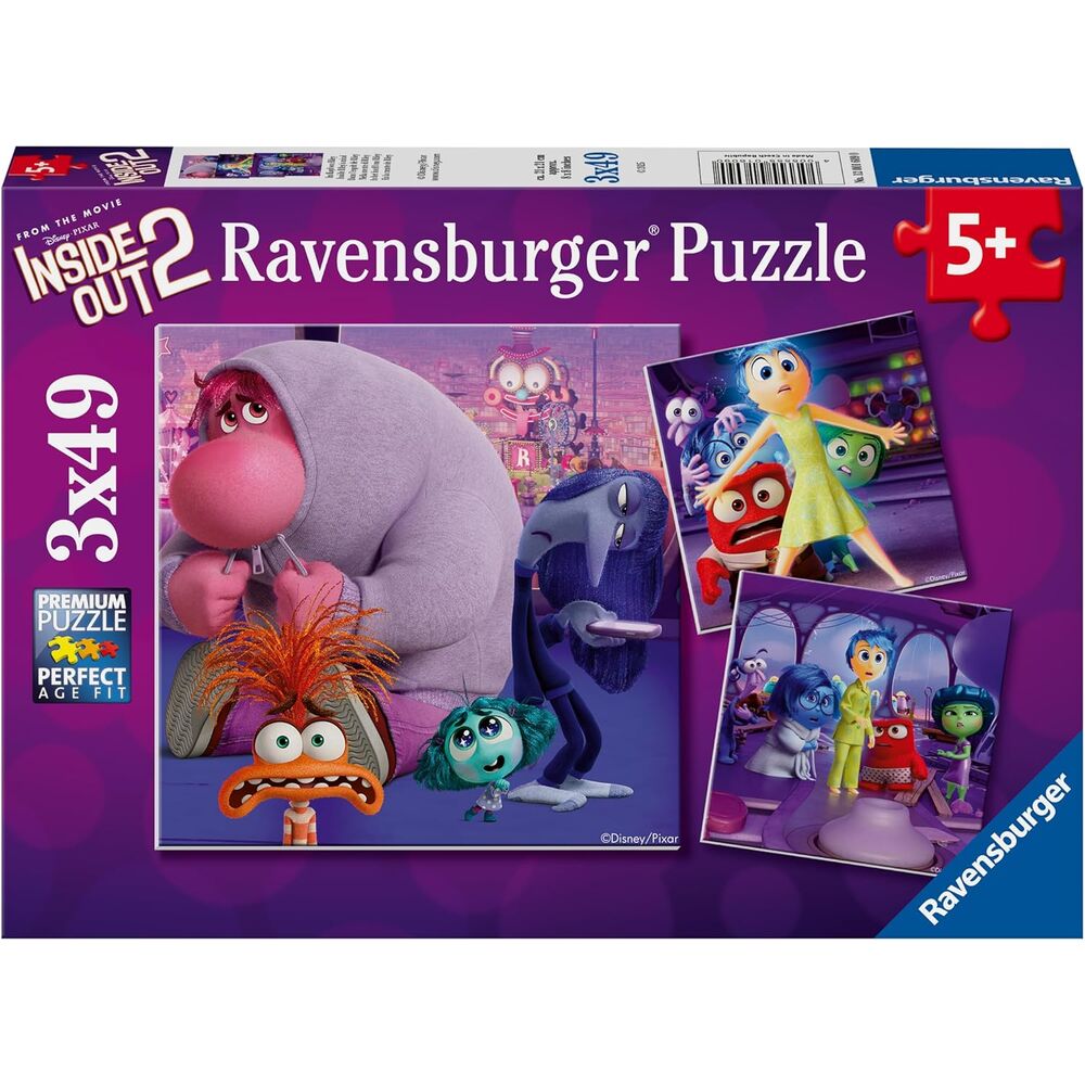 Puzzle Del Reves 2 Disney Pixar 3x49pzs - Frikibase.com